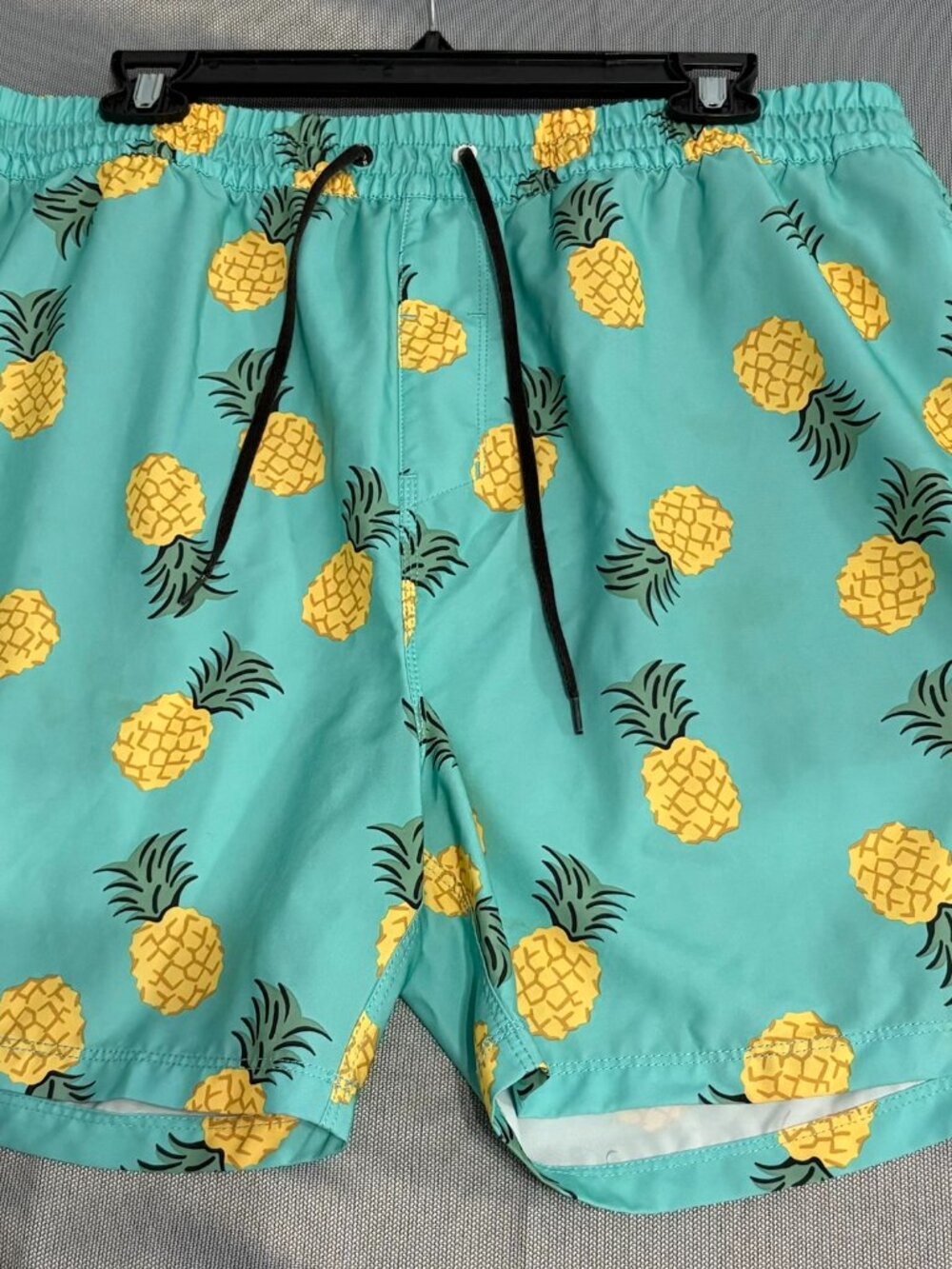 Hurley Men’s Windnsea Volley Board Shorts Swim Trunks Pineapple Turquoise Blue